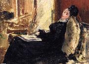Jeune femme au livre, Edouard Manet